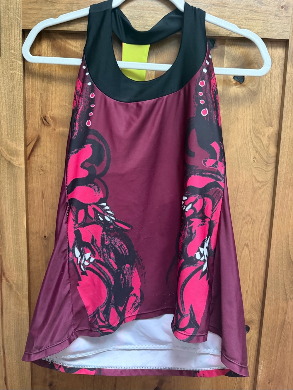 Women's Moxie xl Maroon Sleeveless Bike Jersey